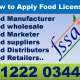 Food Supplier want License Service